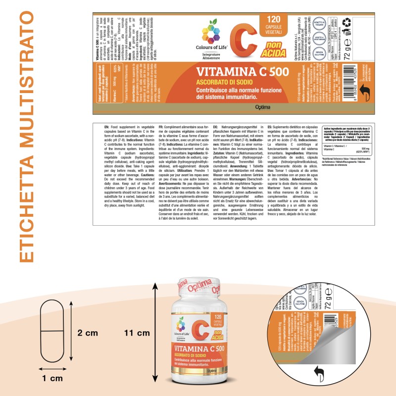 Vitamina C 500 120 capsule %separator% %brand%