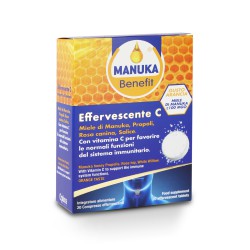 Manuka Benefit Effervescent C 20 tablets OPTIMA NATURALS