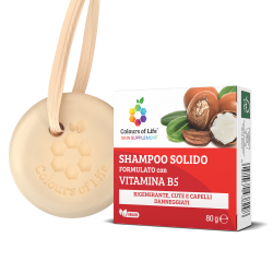 Shampoo solido con Vitamina B5